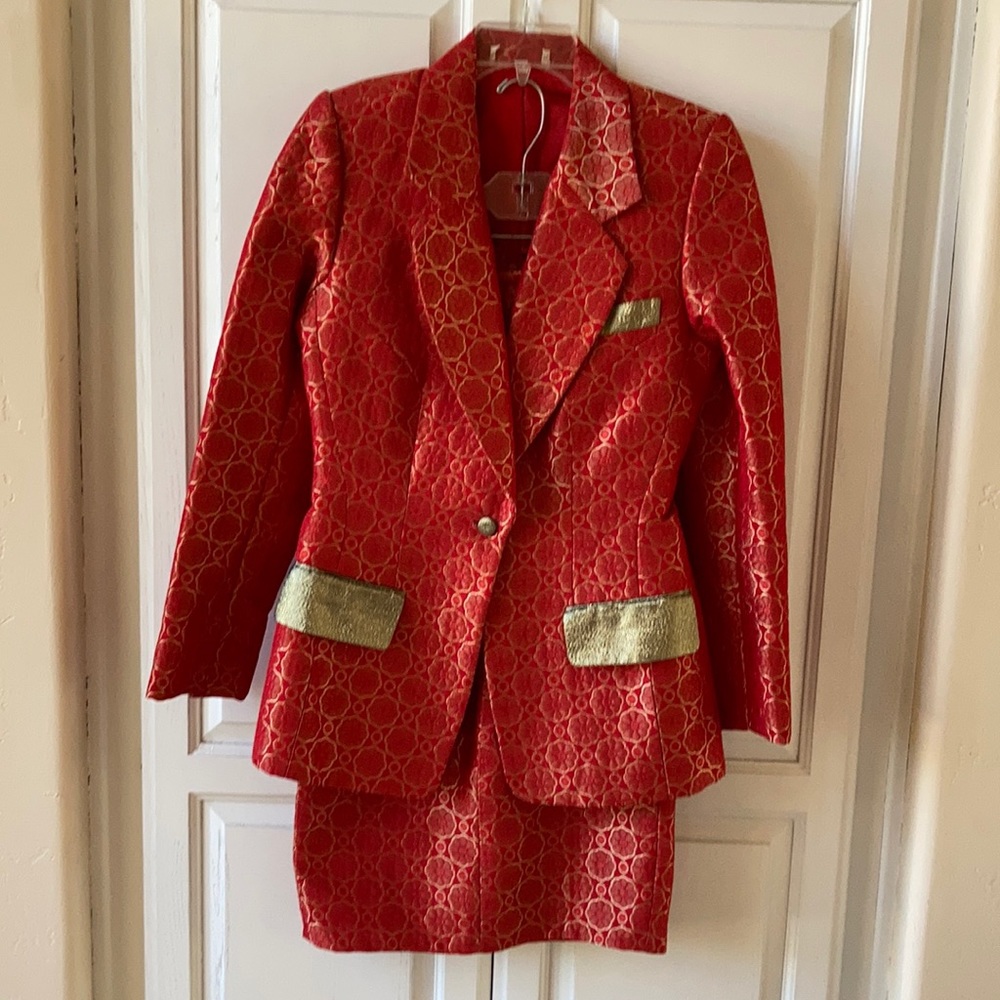 Vintage Isaac Mizrahi jacket and skirt